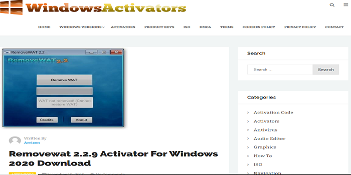 RemoveWAT 2.4.0 crack Windows 7, 8, 10 Activator 2022 [Updated]